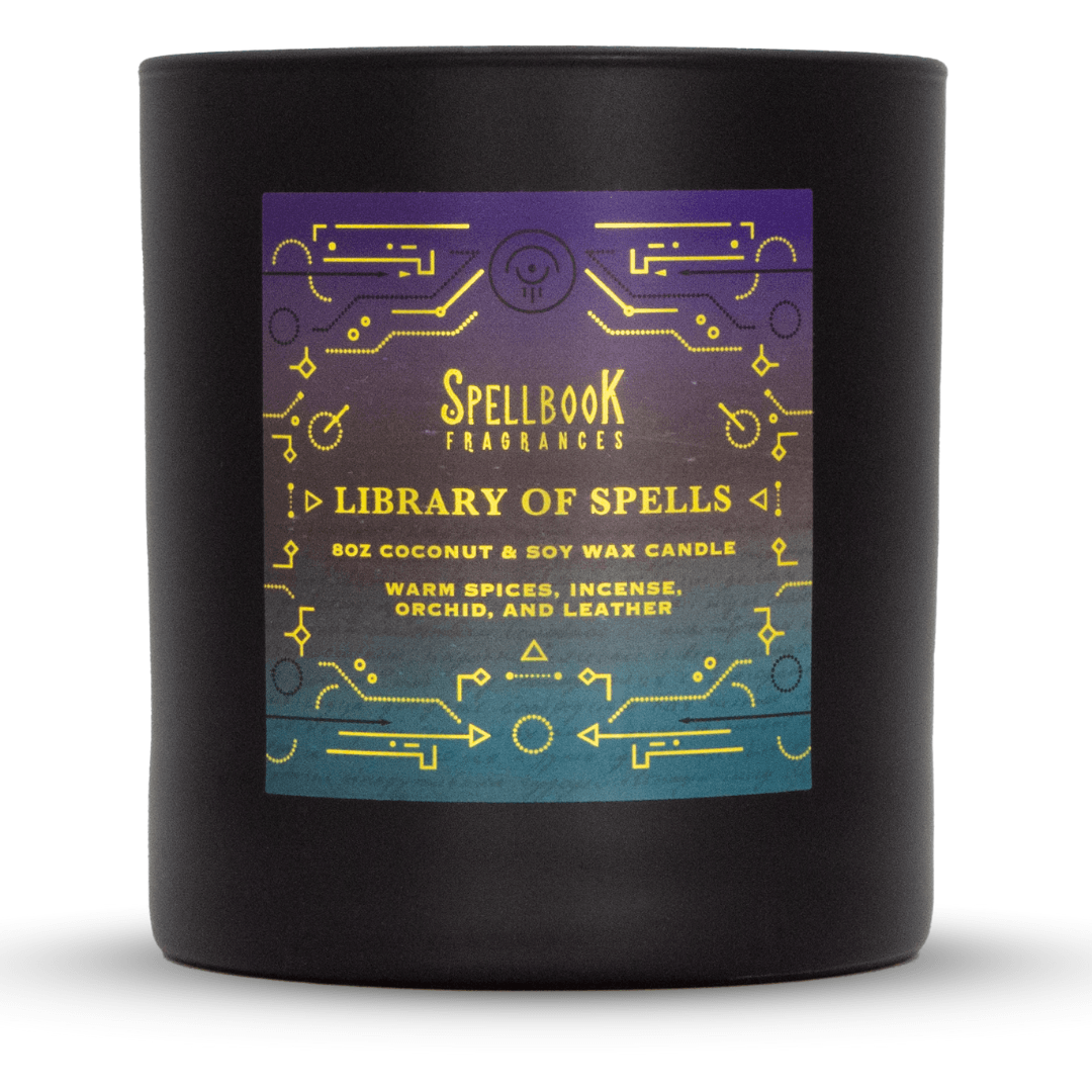 Library of Spells 8 oz Candle - Spellbook Fragrances