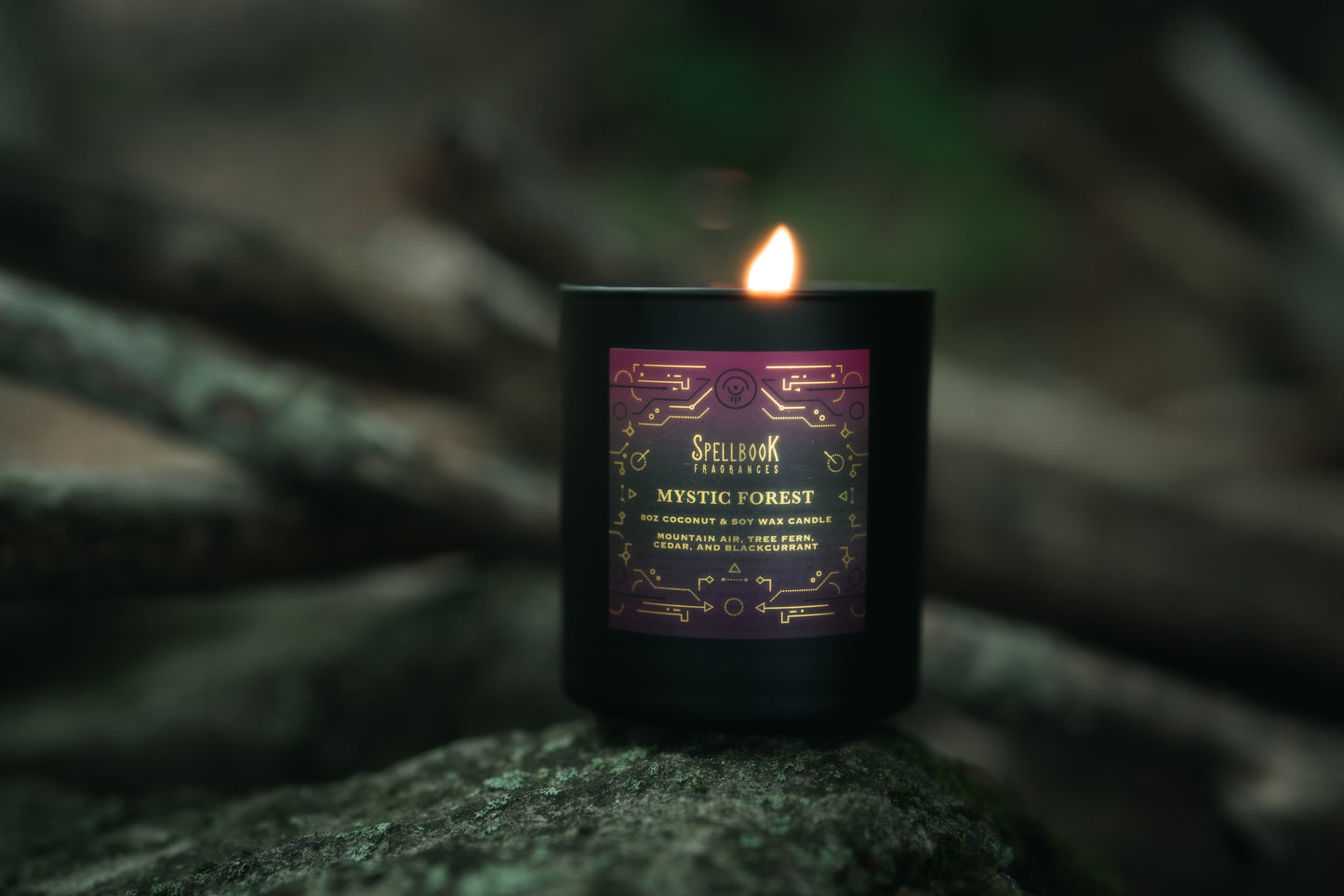 Mystic Forest 8 oz Candle - Spellbook Fragrances