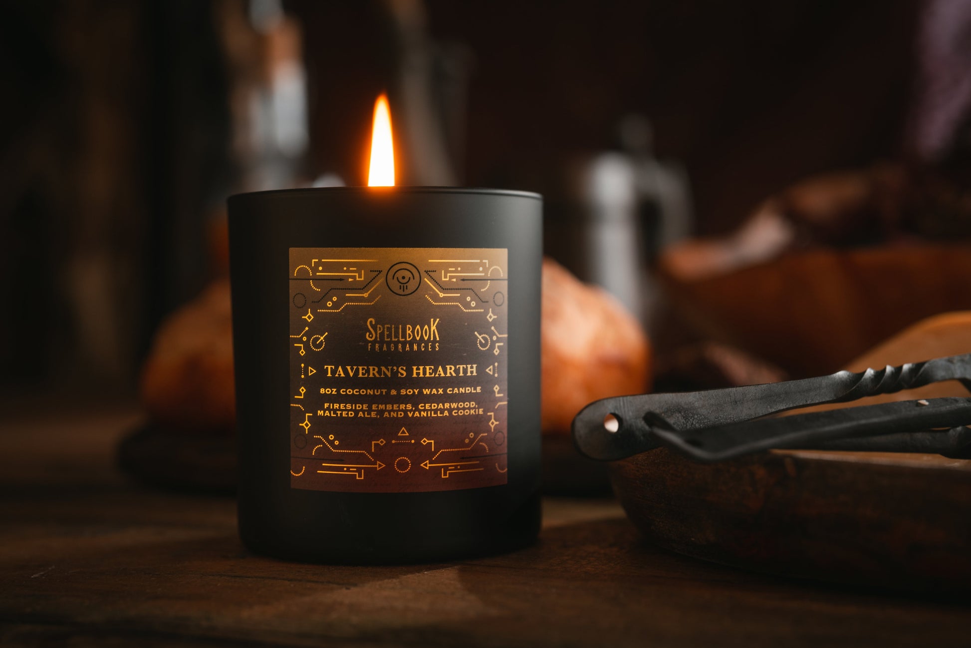 Tavern's Hearth 8 oz Candle - Spellbook Fragrances